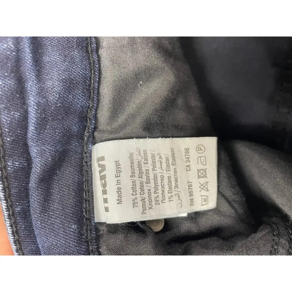 Mavi Zach Straight Leg Dark Wash Denim Jeans Stretchy 30 X 32 Classic 5 Pocket